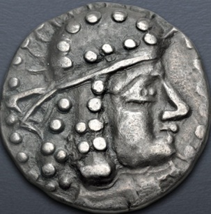 Yuezhi, ca. 75 BCE  (Sogdiana mint - AR Tetradrachm)